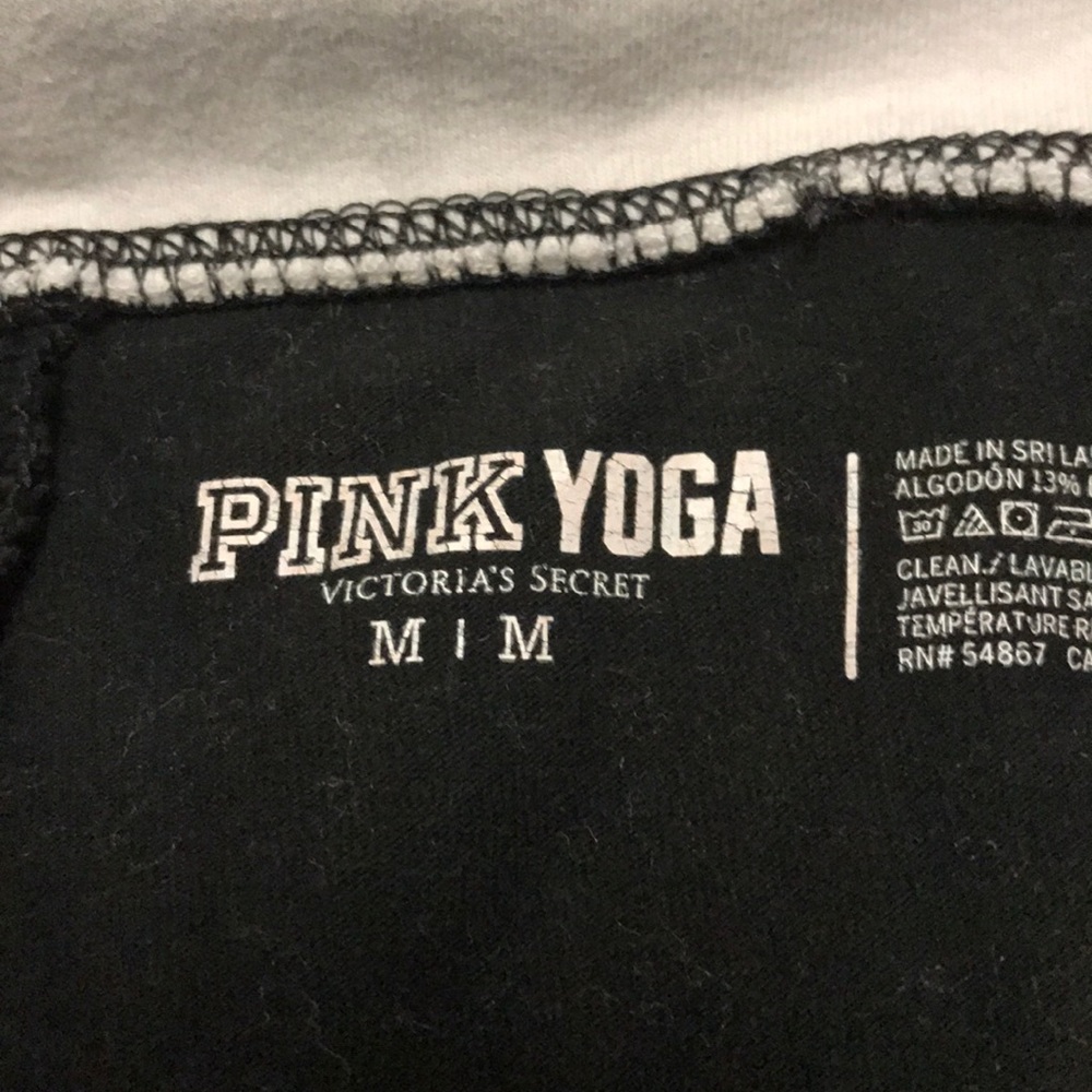 PINK Victoria’s Secret White Bling Gems Leggings M - Picture 3 of 6